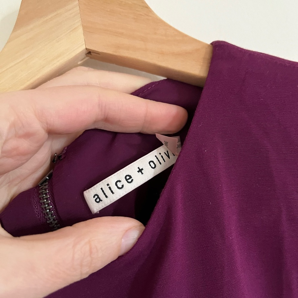 Alice + Olivia Magenta Date Dress | L - Picture 2 of 6